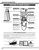 Предварительный просмотр 14 страницы Eiki LC-XNB5M Owner'S Manual