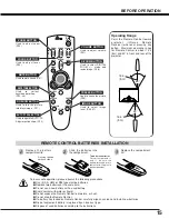 Preview for 15 page of Eiki LC-XNB5M Owner'S Manual