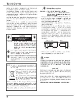 Preview for 4 page of Eiki LC-XS25 Owner'S Manual