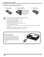 Предварительный просмотр 12 страницы Eiki LC-XS25 Owner'S Manual