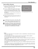 Предварительный просмотр 19 страницы Eiki LC-XS25 Owner'S Manual