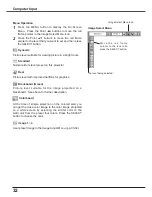 Предварительный просмотр 32 страницы Eiki LC-XS25 Owner'S Manual