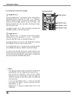 Предварительный просмотр 36 страницы Eiki LC-XS25 Owner'S Manual