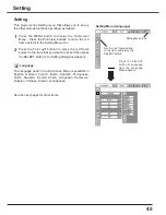 Предварительный просмотр 45 страницы Eiki LC-XS25 Owner'S Manual