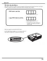 Предварительный просмотр 79 страницы Eiki LC-XS25 Owner'S Manual