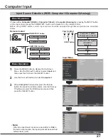 Предварительный просмотр 27 страницы Eiki LC-XS25A Owner'S Manual