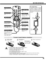 Предварительный просмотр 19 страницы Eiki LC-XT2 Owner'S Instruction Manual