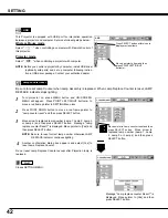 Предварительный просмотр 42 страницы Eiki LC-XT2 Owner'S Instruction Manual