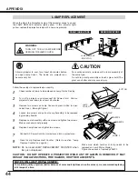 Preview for 44 page of Eiki LC-XT4 Owner'S Instruction Manual