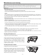 Предварительный просмотр 13 страницы Eiki LC-XT4E Service Manual