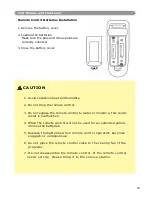 Preview for 20 page of Eiki LC-XWP2000 Owner'S Manual