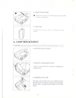 Предварительный просмотр 8 страницы Eiki OHP-4100 Owner'S Instruction Manual