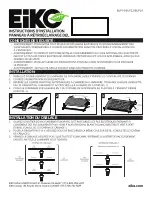 Preview for 5 page of Eiko BLP14 Installation Instructions Manual