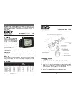 Предварительный просмотр 4 страницы Eiko FLM-1C-N-U Operating Instructions