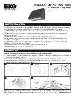 Eiko Trapezoid Installation Instructions предпросмотр