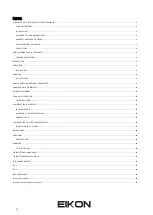 Предварительный просмотр 2 страницы Eikon AETHER RM1 User Manual