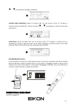 Preview for 21 page of Eikon AETHER RM1 User Manual