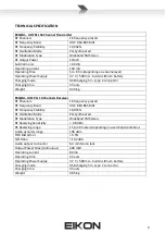 Preview for 9 page of Eikon EKJ&M User Manual