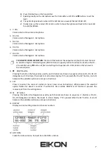 Предварительный просмотр 7 страницы Eikon WCS1000 User Manual