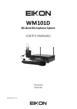 Eikon WM101D User Manual preview