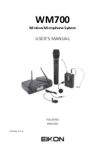 Eikon WM700 User Manual preview