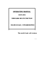 Preview for 2 page of Eilon Engineering RON 2501 Operating Manual