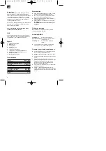 Preview for 6 page of EINHELL Bavaria 01016 Operating Instructions Manual