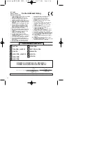 Предварительный просмотр 36 страницы EINHELL Bavaria 43.452.30 Operating Instructions Manual