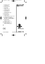 Preview for 1 page of EINHELL Bavaria 43.505.00 Operating Instructions Manual