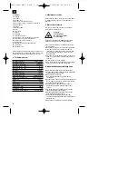 Preview for 34 page of EINHELL Bavaria 4330831 Operating Instructions Manual