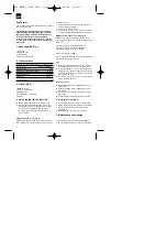 Предварительный просмотр 6 страницы EINHELL Bavaria 44.191.90 Operating Instructions Manual