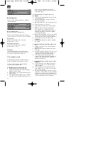 Preview for 72 page of EINHELL ERGO TOOLS 43.210.91 Operating Instructions Manual