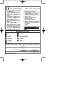 Preview for 75 page of EINHELL ERGO TOOLS 43.210.91 Operating Instructions Manual