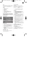 Preview for 5 page of EINHELL ERGOTOOL 44.662.00 Operating Instructions Manual