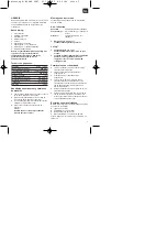 Preview for 7 page of EINHELL ERGOTOOL 44.662.00 Operating Instructions Manual