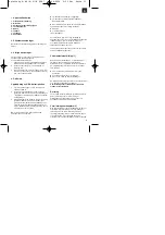 Предварительный просмотр 15 страницы EINHELL ERGOTOOL 44.720.32 Operating Instructions Manual