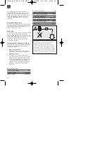 Предварительный просмотр 22 страницы EINHELL ERGOTOOL 44.720.32 Operating Instructions Manual