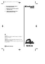 EINHELL Expert TE-PL 82 Original Operating Instructions preview