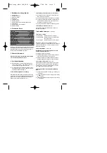 Предварительный просмотр 5 страницы Einhell Global 01016 Operating Instructions Manual