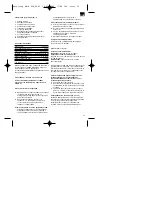 Предварительный просмотр 23 страницы Einhell Global 01016 Operating Instructions Manual