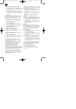 Preview for 14 page of Einhell Global 01025 Operating Instructions Manual