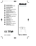 Preview for 1 page of Einhell Global 42.595.00 Operating Instructions Manual