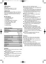 Предварительный просмотр 4 страницы Einhell Global 42.596.02 Operating Instructions Manual