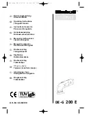 Предварительный просмотр 1 страницы Einhell Global 44.643.50 Operating Instructions Manual