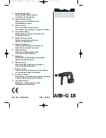 Предварительный просмотр 1 страницы Einhell Global ASB-G 18 Operating Instructions Manual