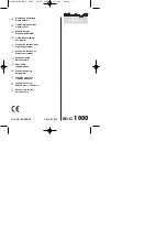 Preview for 3 page of Einhell Global BH-G 1000 Operating Instructions Manual