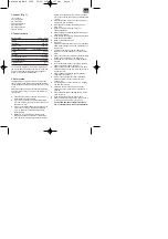 Preview for 9 page of Einhell Global BH-G 1000 Operating Instructions Manual