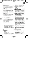 Preview for 5 page of EINHELL PROFI Silver Line PS-SB 650E Operating Instructions Manual