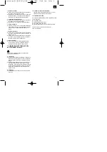 Preview for 9 page of EINHELL PROFI Silver Line PS-SB 650E Operating Instructions Manual