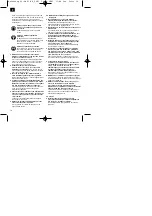 Preview for 16 page of EINHELL PROFI Silver Line PS-SB 650E Operating Instructions Manual